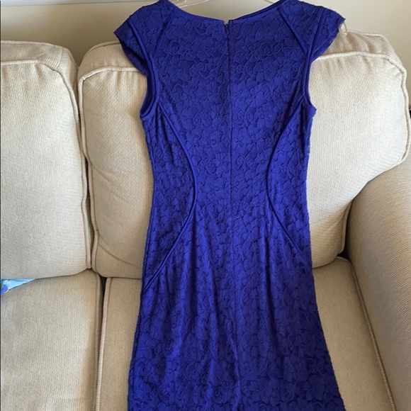 Express Form Fitting Lace Dress - Picture 2 of 2